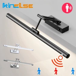 Motion Sensor LED Bathroom Wall Lamp Telescopic Arm Front Mirror Picture Sconce Bedroom Vanity Shower Cabinet Wall Light Fixture
