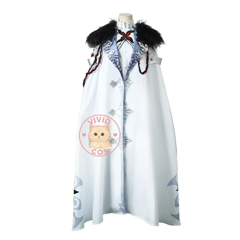Genshin Impact Harbinger Cosplay Costume Anime Arlecchino jeu de rôle tenue cape uniforme perruque mâle bande dessinée Con Halloween fête ensemble