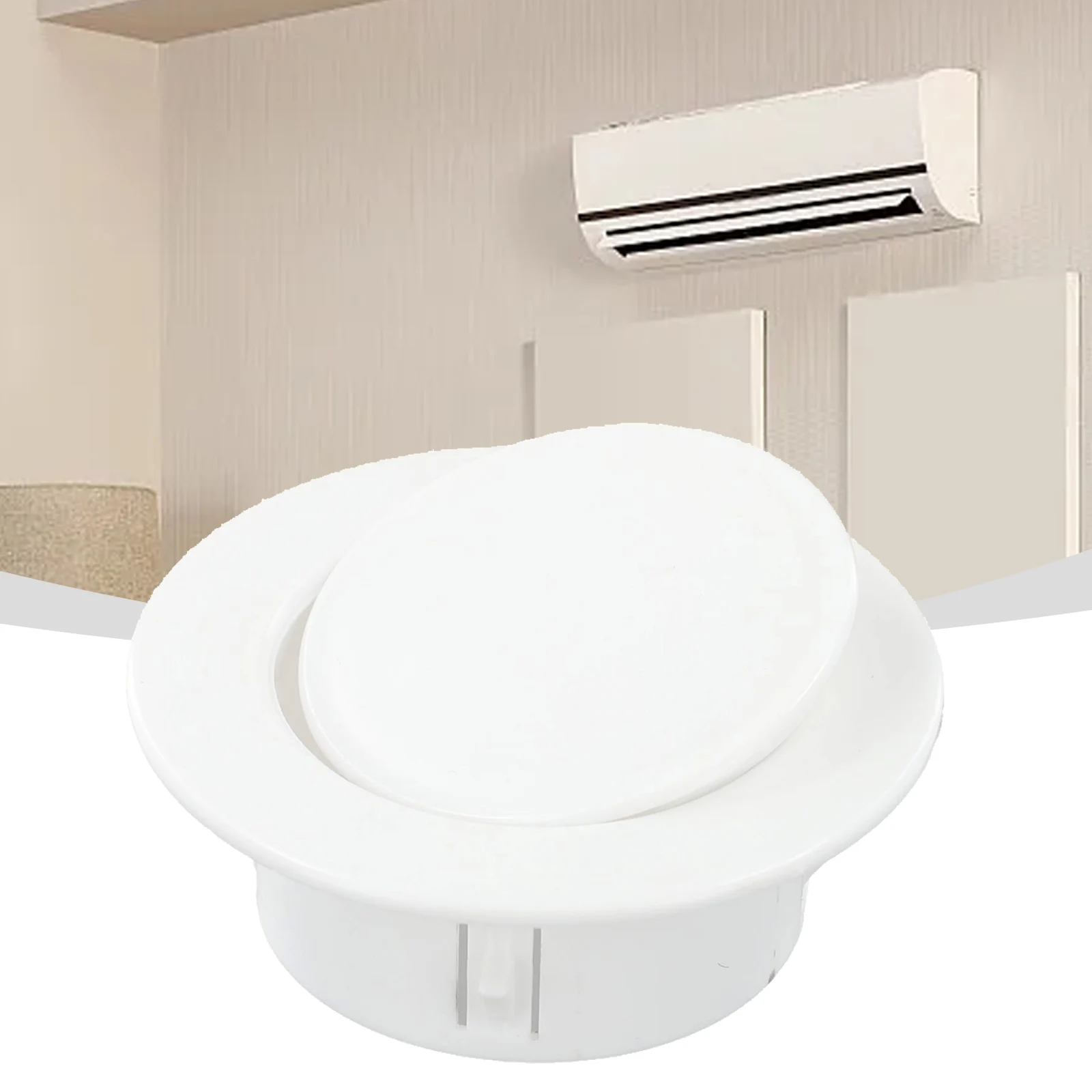 

Practical Decorative Cover Cap White 40-100mm Accessories Decor Decorative For Air Conditioning Hole Protective