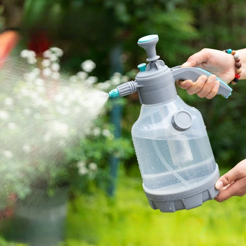 Watering household large capacity pneumatic high-pressure spray small cleaning pot with measuring cup scale