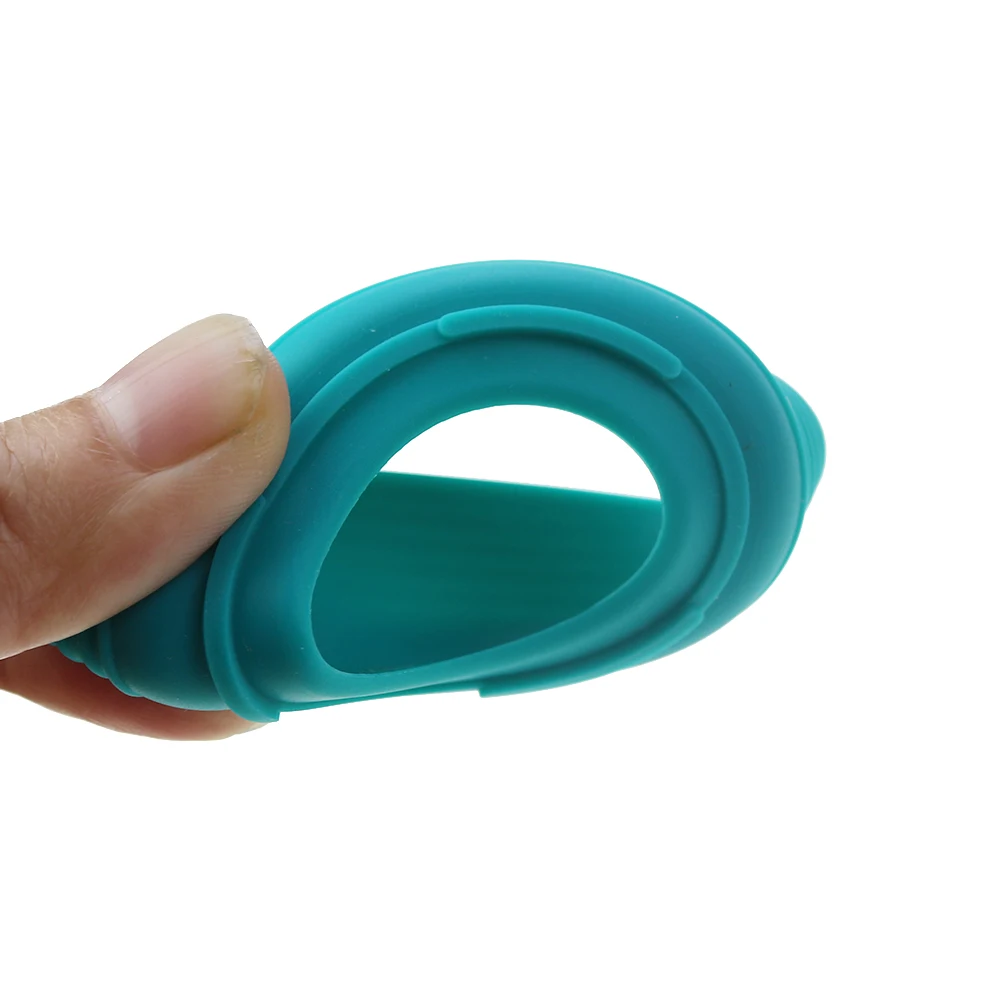 1Pc 5.5cm 15G 15 Colour Threaded  Soft Silicone Cup Bottom Cover Wear Resistant Ring Sleeve Sheath Anti Slip Good Toughness