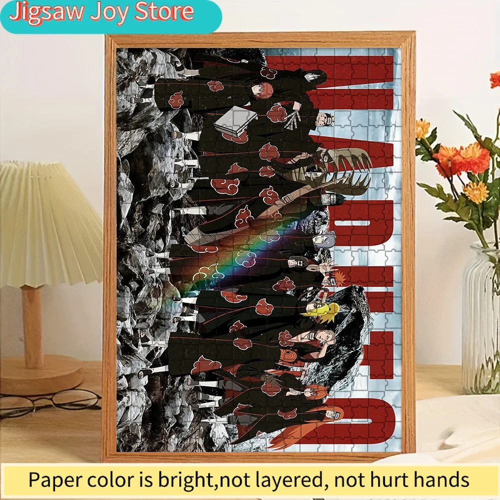 

Аниме-пазл «Наруто: Организация Акацуки: групповое фото всех членов» с эффектом радуги, из высококачественной плотной бумаги, премиум-класса