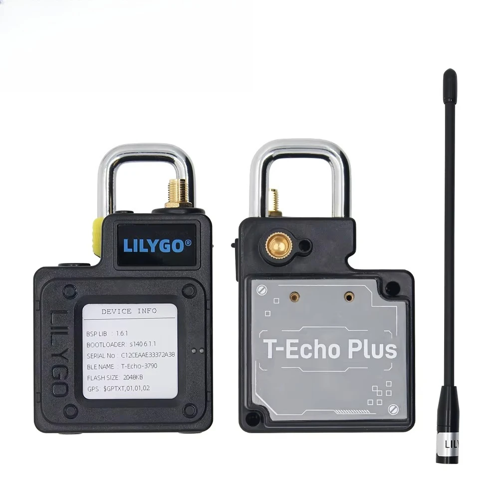 

LILYGO® T-Echo PLUS NRF52840 LoRa SX1262 433/868/915MHz Wireless Module GPS 1.54 E-Paper BME280 with 2400mAh Battery for Arduino