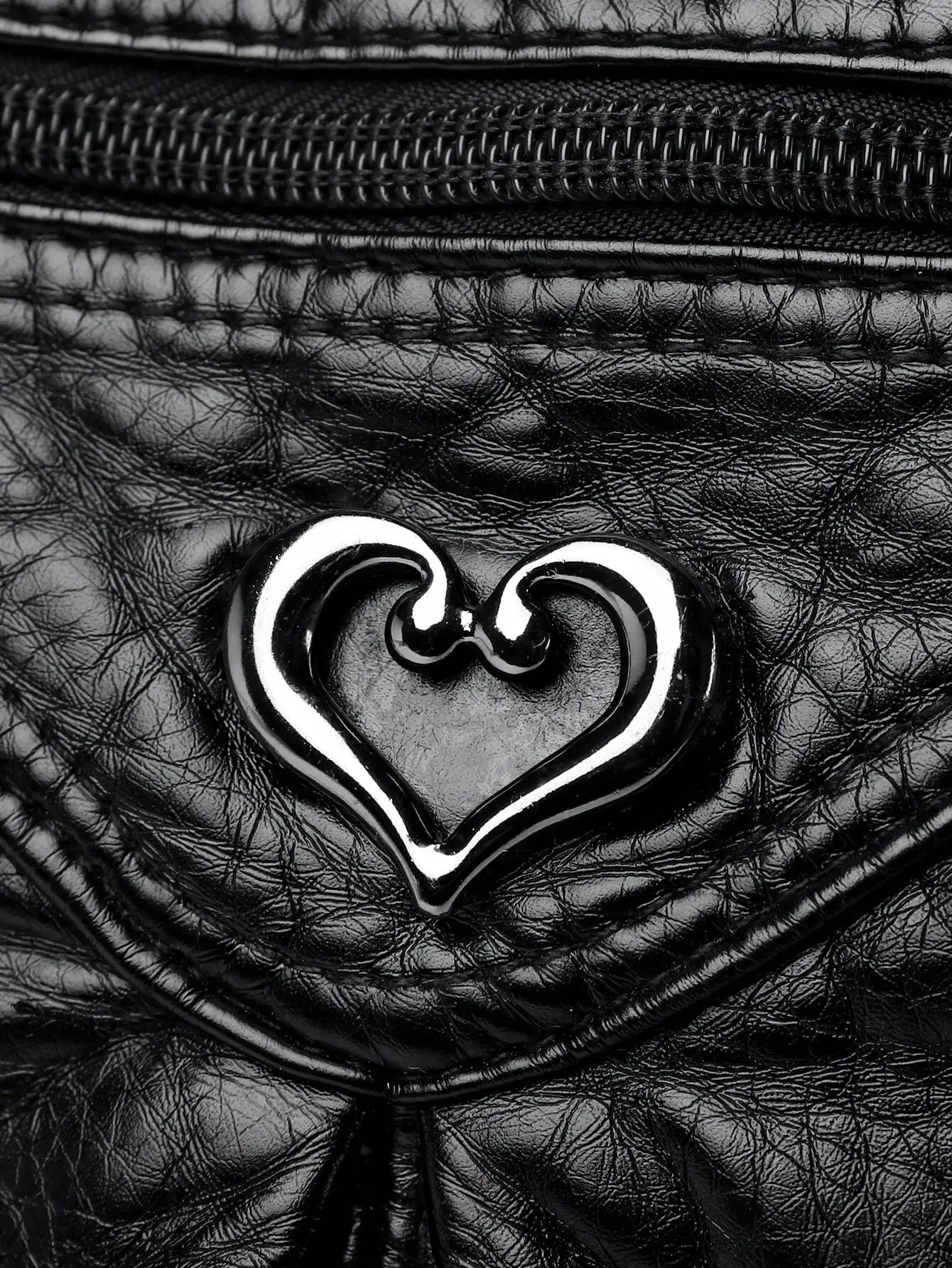 ROMWE Grunge Punk Casual Tote Bag Large Capacity Women's Shoulder Bag For Commuting & School