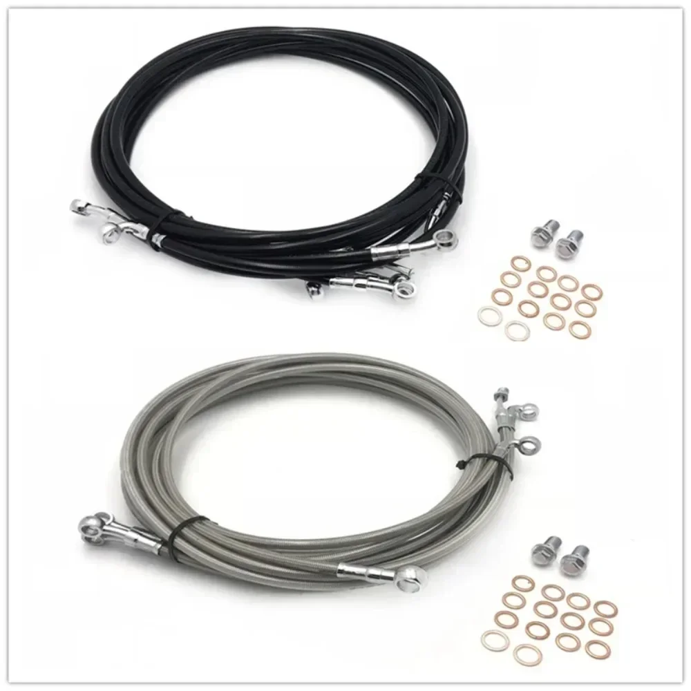 

10-12" APE CABLE Clutch Cable ABS Tri-Brake For Harley Davidson 2014-2020 Touring ABS MODELS Motorcycle Parts STAINLESS