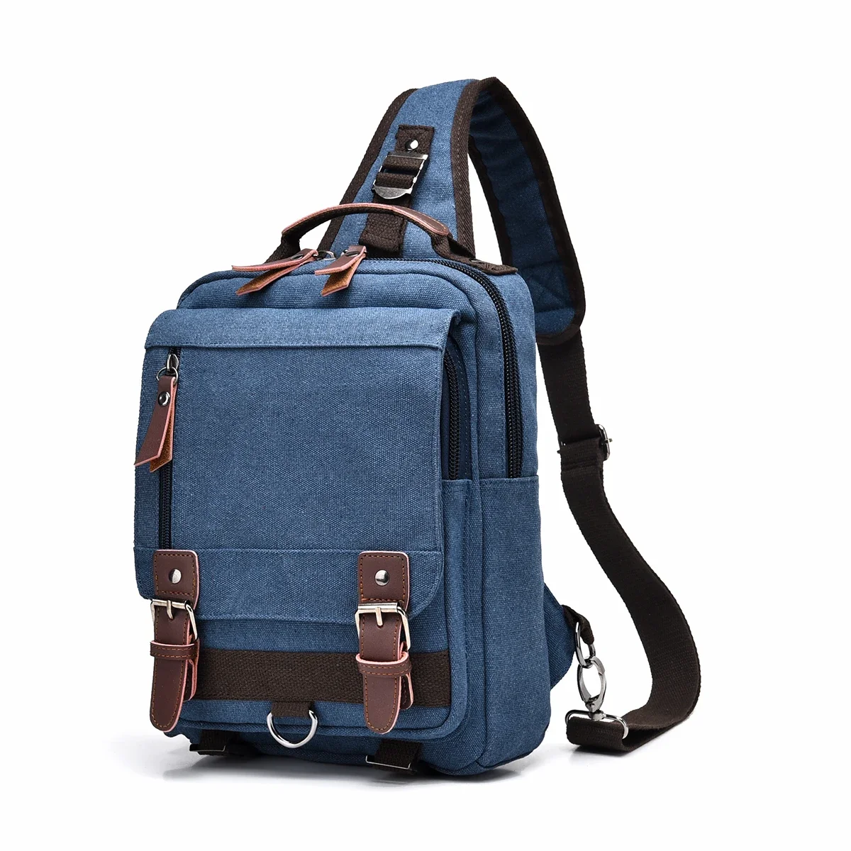 New Small Canvas Backpack Men Travel Back Pack Multifunctional Shoulder Bag for Women Laptop Rucksack School Bags Female Daypack