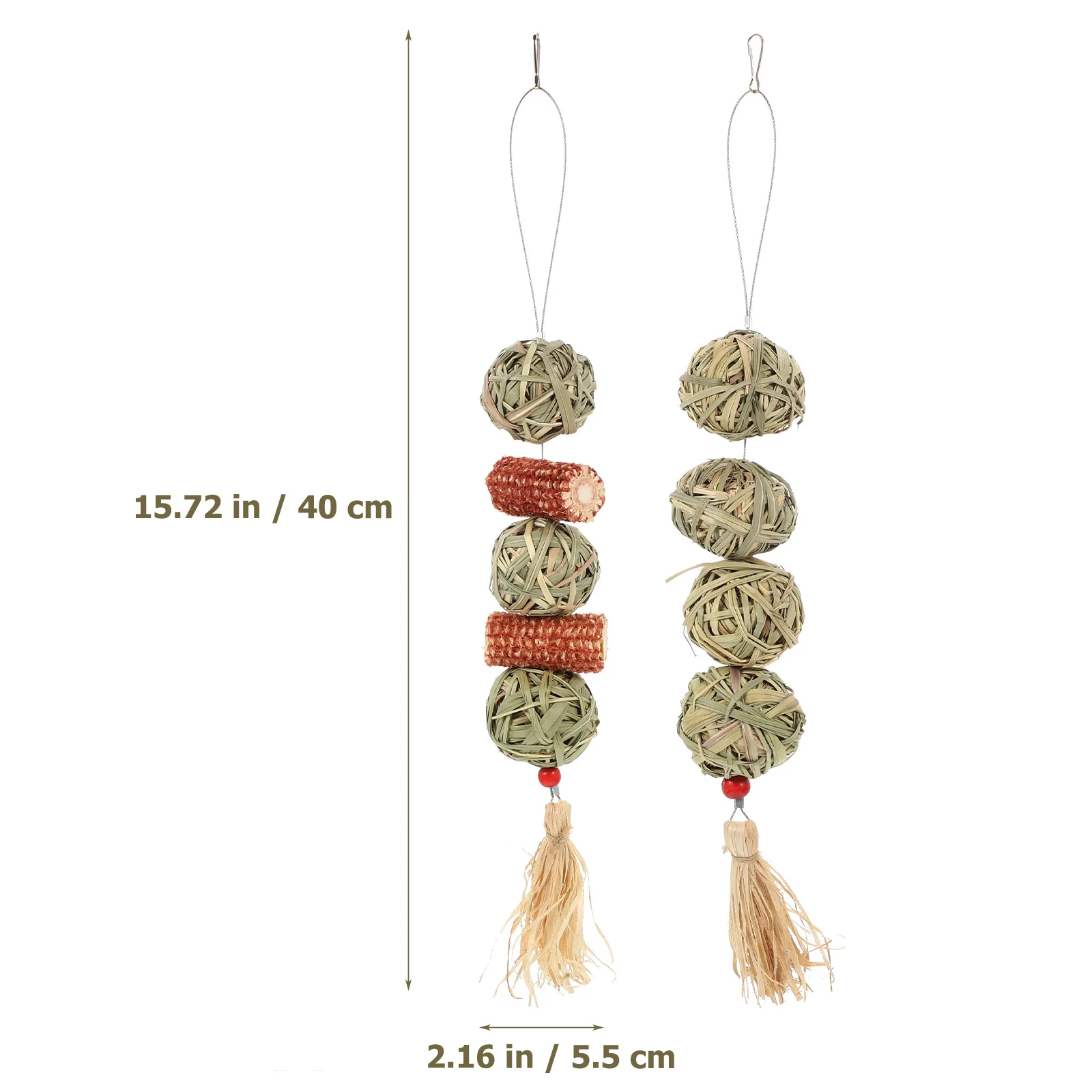 2 قطعة كرات مضغ الحيوانات الأليفة الصغيرة الهامستر أرنب خنزير غينيا الأسنان طحن العض مضغ لوازم قفص اكسسوارات للأرانب