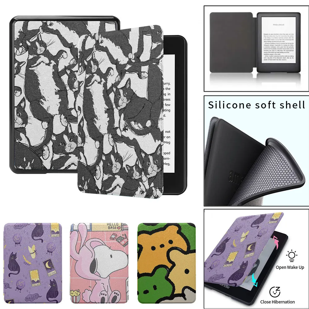 

kindle case Small animals PaperWhite 10th paperwhite5th Silicone soft shell funda 2021 11th 8th generation