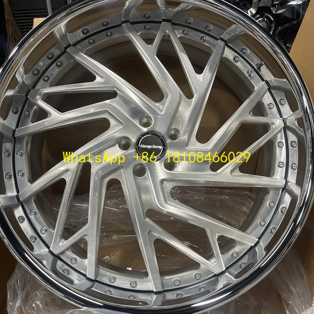 

Custom 2 Piece 18 20 22 24 26 28 Inch Deep Concave Forged Alloy Oem Wheel 5x127 5x120 5x114.3 5x130 5x112 Polish Chrome Wheel
