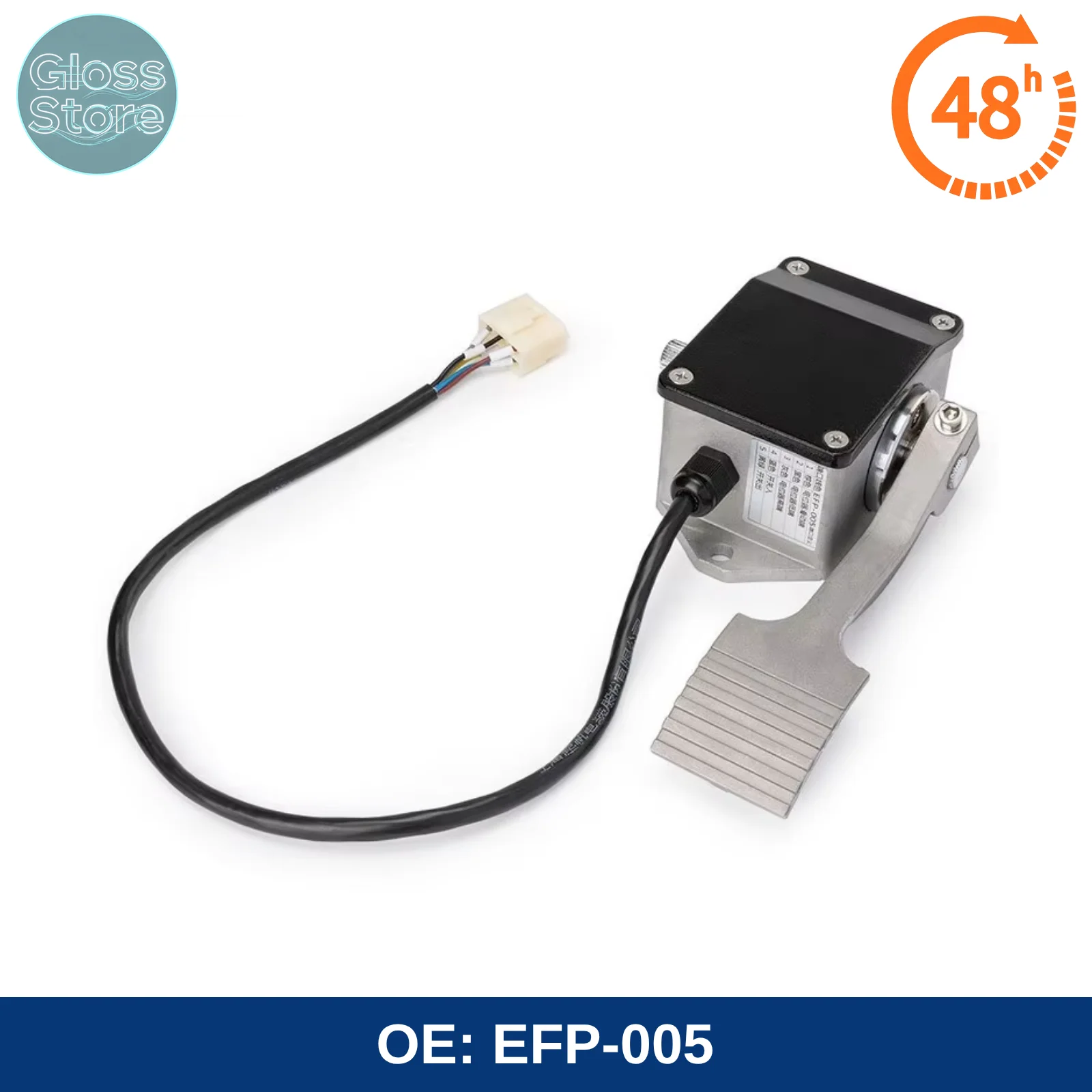 EFP-005 Foot Pedal Accelerator Electric Accelerator Stable Performance Anti Rust Throttle 0-5K For Curtis Auto Replace Parts