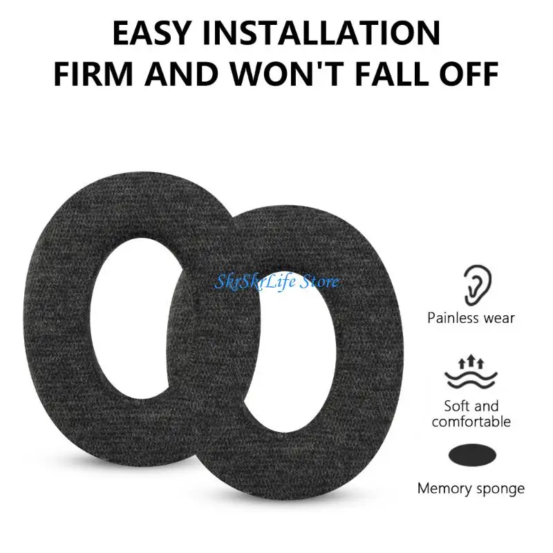 E65E 1 par cojes orejas oído suave auriculares protectores protección para orejeras reemplazo dedicadas