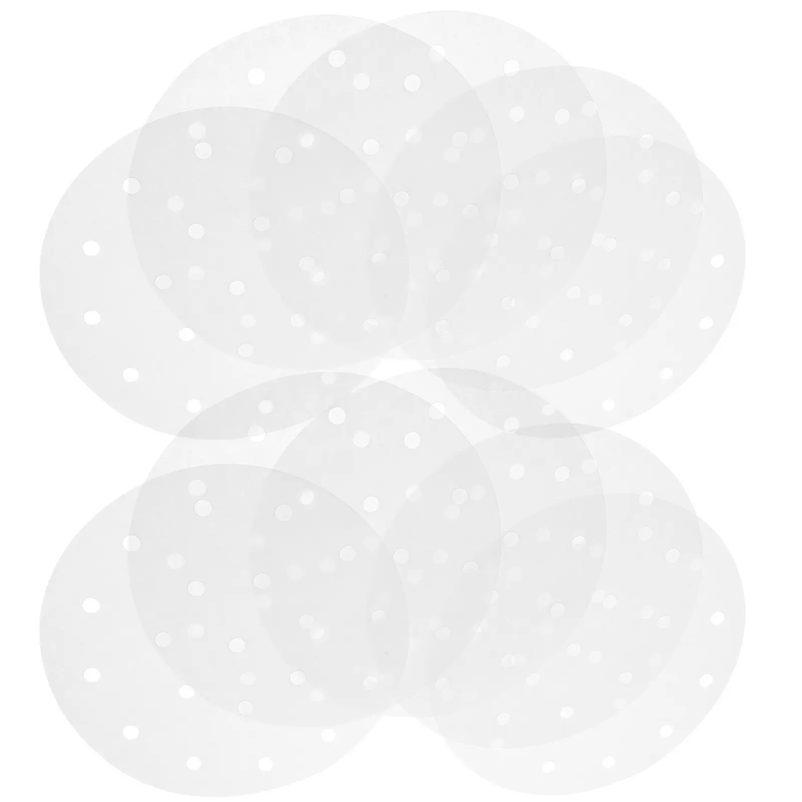 

500 шт. антипригарных бумажных вкладышей для выпечки и приготовления на пару, 0,5 дюйма, для аэрофритюрниц, для тортов, кексов, десертов, бамбуковые