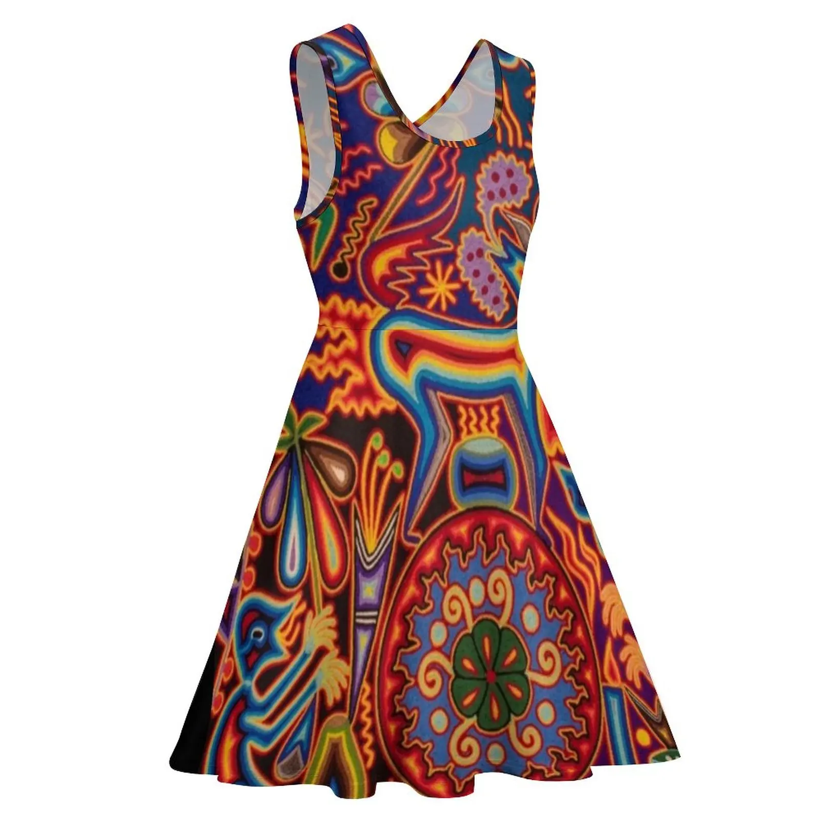 Huichol Sleeveless Dress elegant chic wedding evening dresses Women long dress