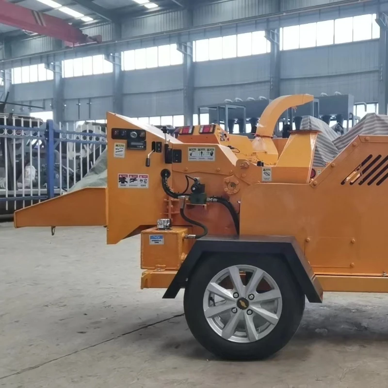

Robust Wood Grinder Machine Industrial Tree Chipper Large-Capacity 10-Inch Processing Skid-Mountable Design