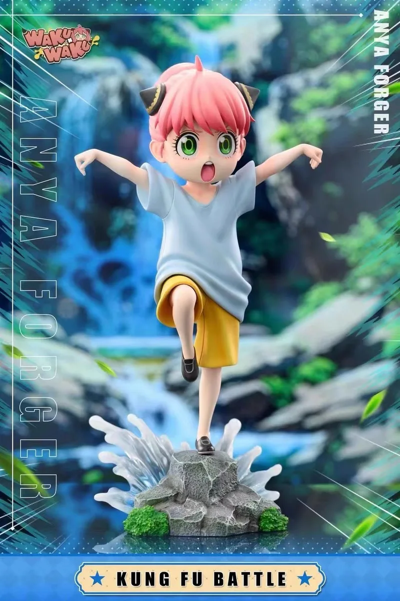 

Spy Kung Fu Ania Golden Rooster Stands Alone anime Statue Model Handmade Ornament