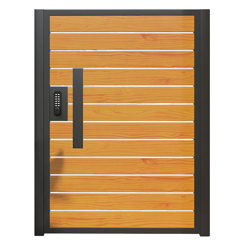 

Дверь во дворе для проживания в семье Открытая садовая ограждение Дверь в европейском стиле Двор Садовая дверь