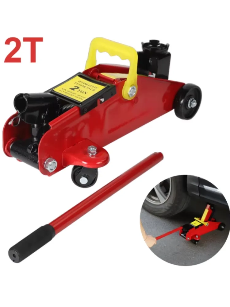 2 Ton Hydraulic Floor Jack, Trolley Steel Jack, Flat Lifting Height 135-320 mm, Car L
