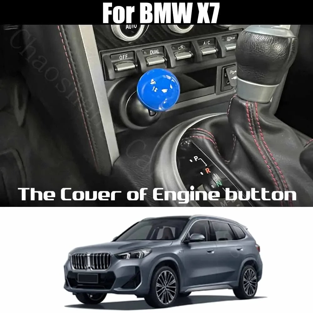 

For BMW X7 Car Engine START Button Replace Cover STOP Switch ball style Car Accessories