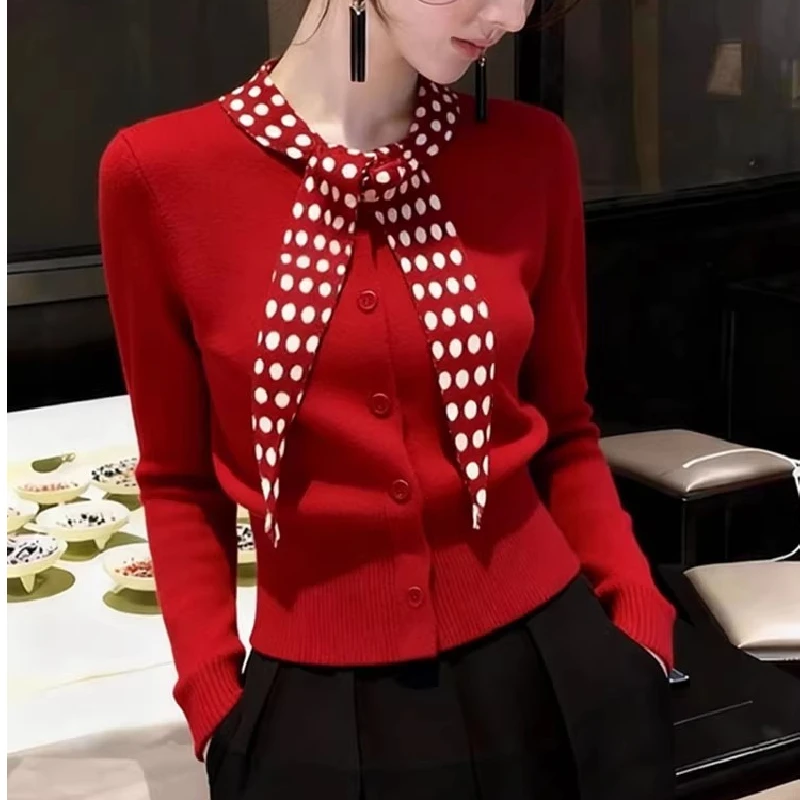 

Premium Anti-Pilling Sweater Stylish European Fashion New Women's Knitted Wear Spring 2026 Big Label Trendy Brand Dalao