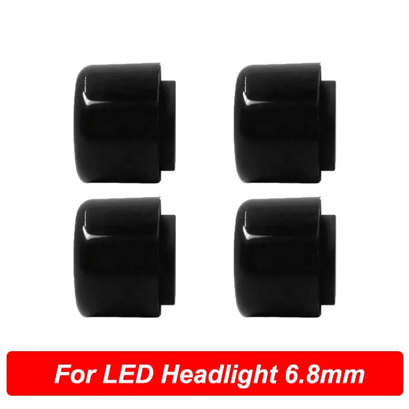 4X Snap On Press Car Lamp Waterproof Vent Cap For Automobile Motorcycle LED Headlight 6.8mm Anti Fog Air Balance Breather Plug