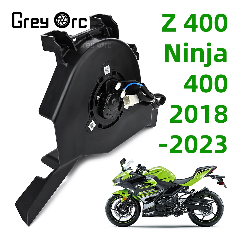 

Z400 Radiator Fan For Kawasaki Z400 Ninja400 2018-2023 2019 2020 2021 2022 Motorcycle Accessories Engine Radiator Cooling Fan