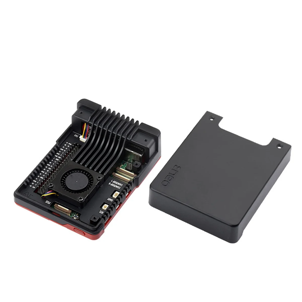 

For Raspberry Pi 5 Argon NEO 5 Aluminm Case with PWN Fan Passive Cooling Fins Exhaust Vent for RPI 5 Case Shell