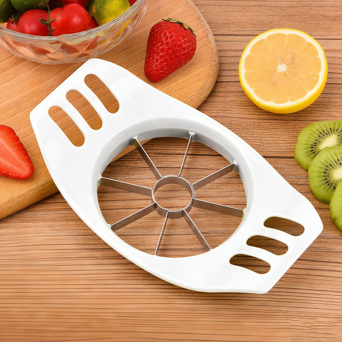 Apple corer, food-grade stainless steel blade, sturdy and ergonomically designed handle, easy to use, sharp and durable