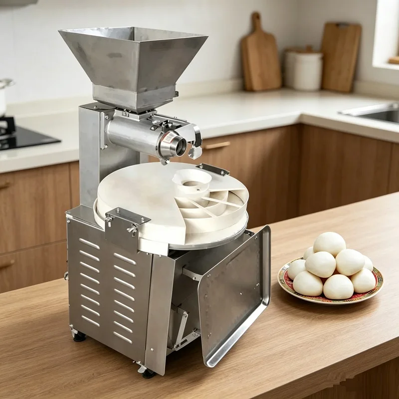 

Automatic Dough Divider Rounder Commercial Steamed Bun Making Machine Electric Dough Ball Rolling Forming Machine For Bakery