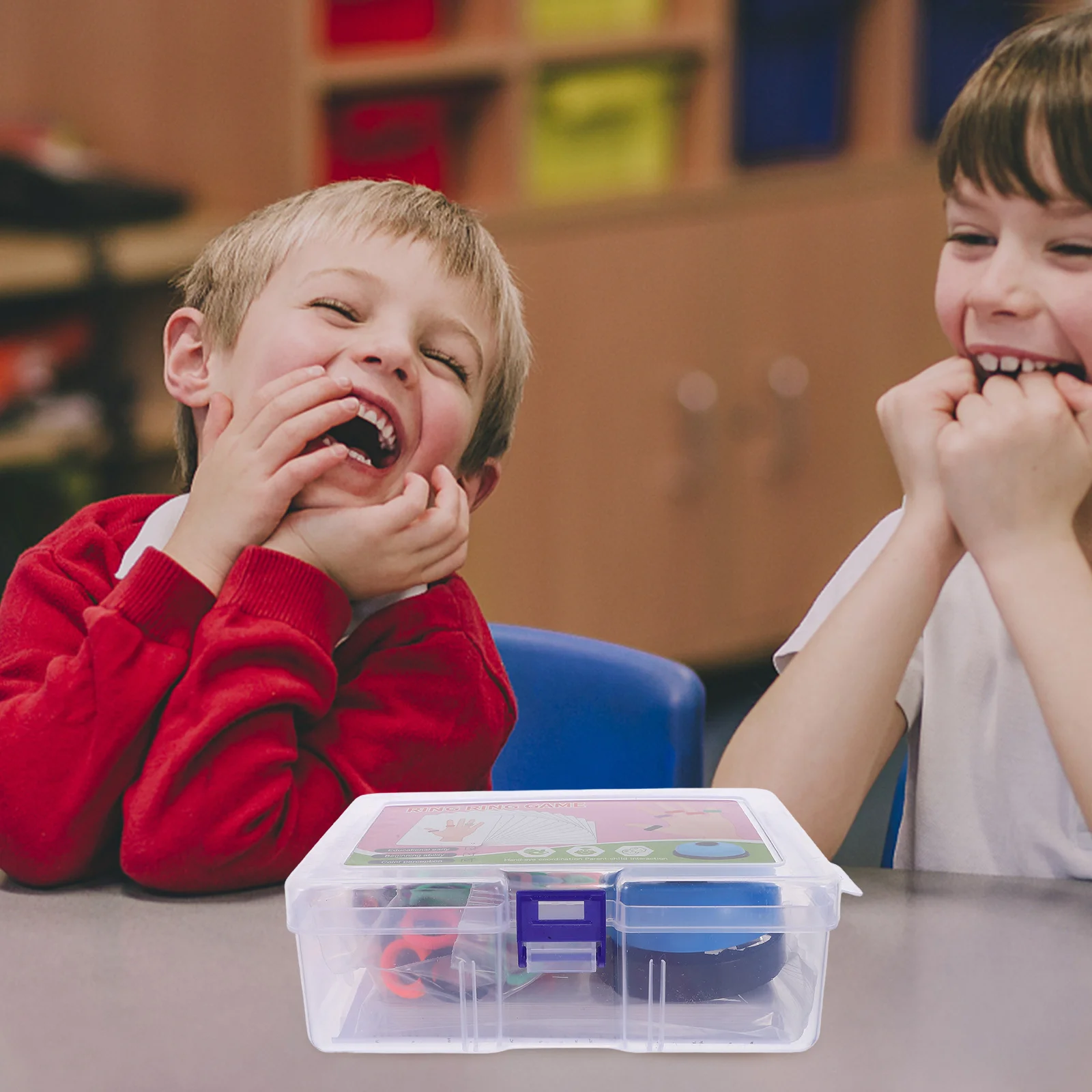 ชุดแหวนนิ้วหลากสีสัน สร้างสรรค์ เสริมสร้างพัฒนาการทางสติปัญญา ฝึกการคิด สำหรับเด็ก สนุก น่าสนใจ ช่วยลดความเครียด สำหรับการศึกษาปฐมวัย