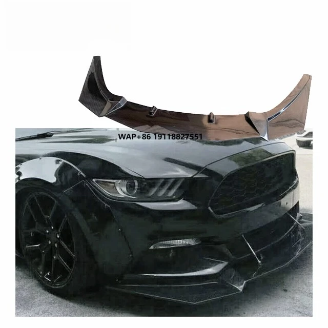 

Carbon SF Front Lip forMustang S550 15-17 Upgrade SF Style Body Kit Mustang Front Bumper Lip