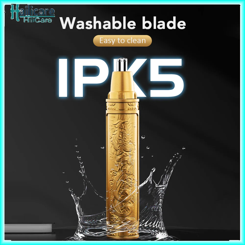 

USB Rechargeable Nose Hair trimmer and Facial Hair remover for Men Nose Hair Shaver for nasal clearance - portable grooming tool