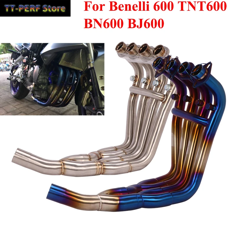 

Slip On For Benelli 600 TNT600 BN600 BJ600 Motorcycle Escape Exhaust Systems Modified Front Link Pipe Connect Original Muffler