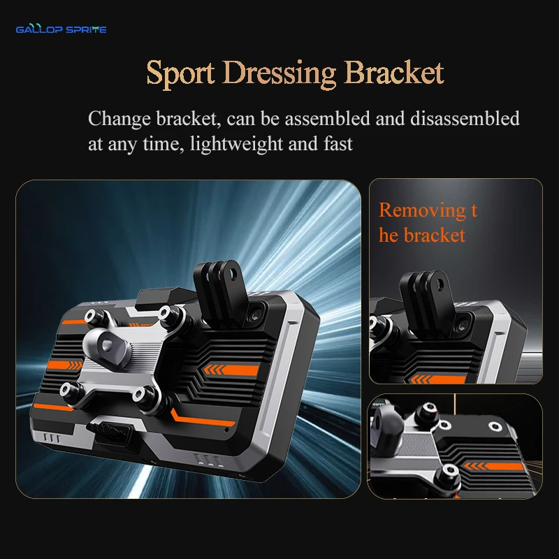 جالوب سبرايت 6 بوصة لاسلكية CarPlay دراجة نارية أندرويد السيارات المحمولة نظام تحديد المواقع والملاحة شاشة عرض IP67 مشغل ذكي مقاوم للماء