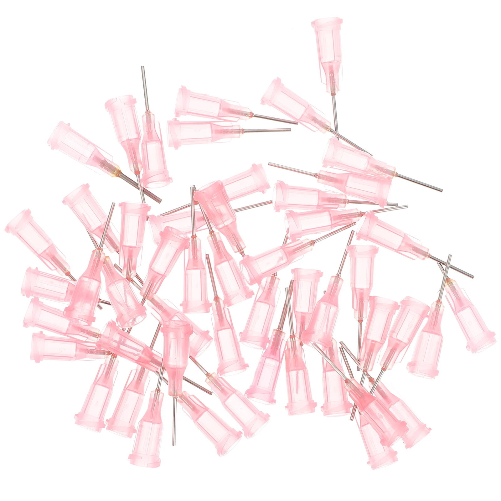 

50 Pcs Dispensing Needle Replacement Simple Screw Precision Tool Parts for Long Time Use Lightweight Easy Storage