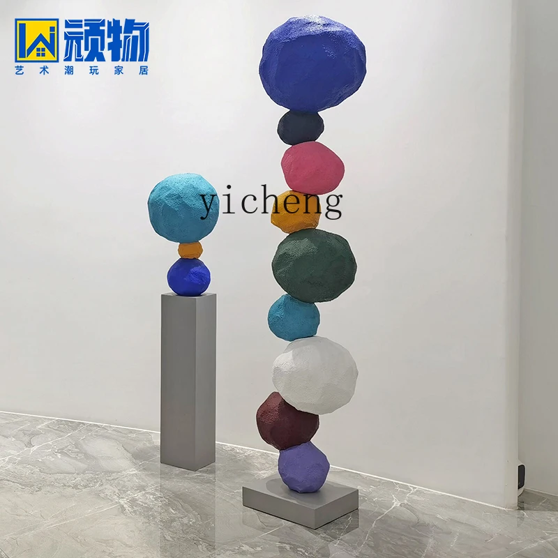 YFY  decorative ornaments creative home living room entrance color sculpture ins wind live stream props soft decoration