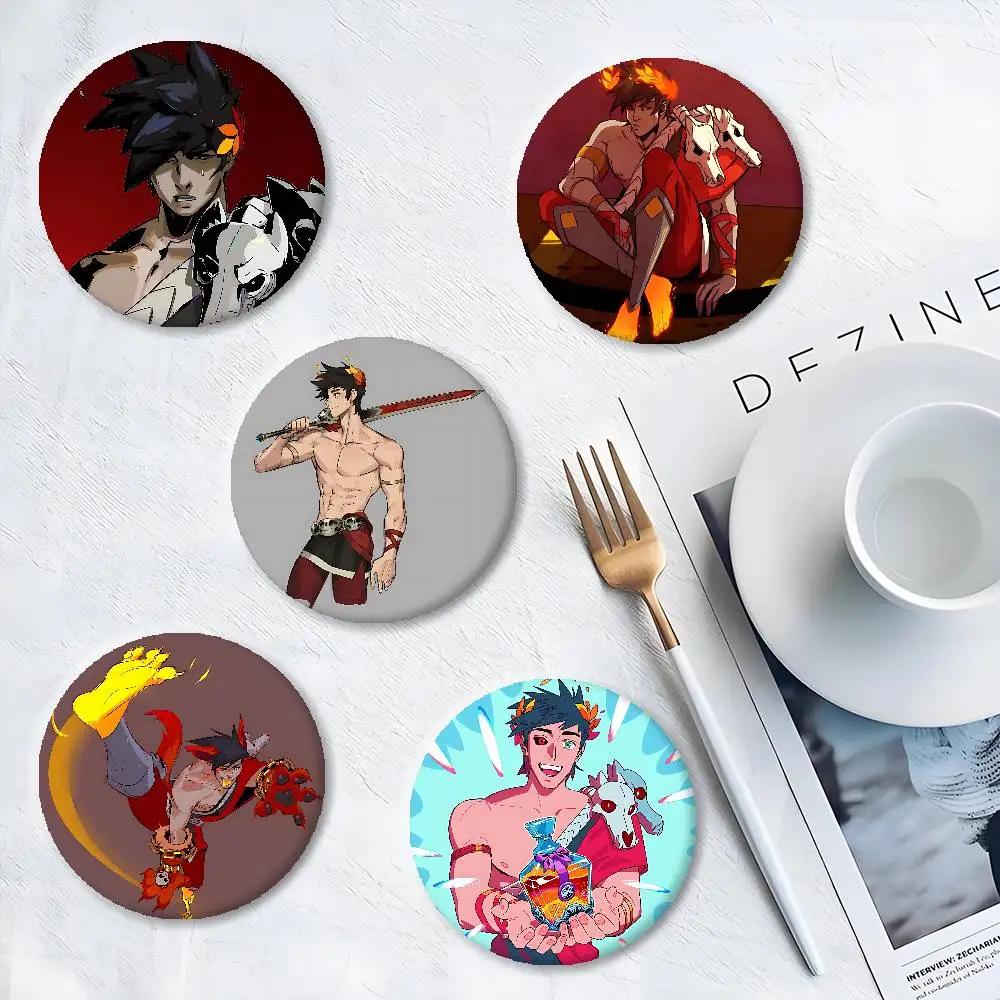 H-Hades لعبة فيديو ميمي شارات بروش مستديرة شارة الطرفية التلبيب دبابيس صفيح لحقيبة كتف اكسسوارات هدايا تذكارية