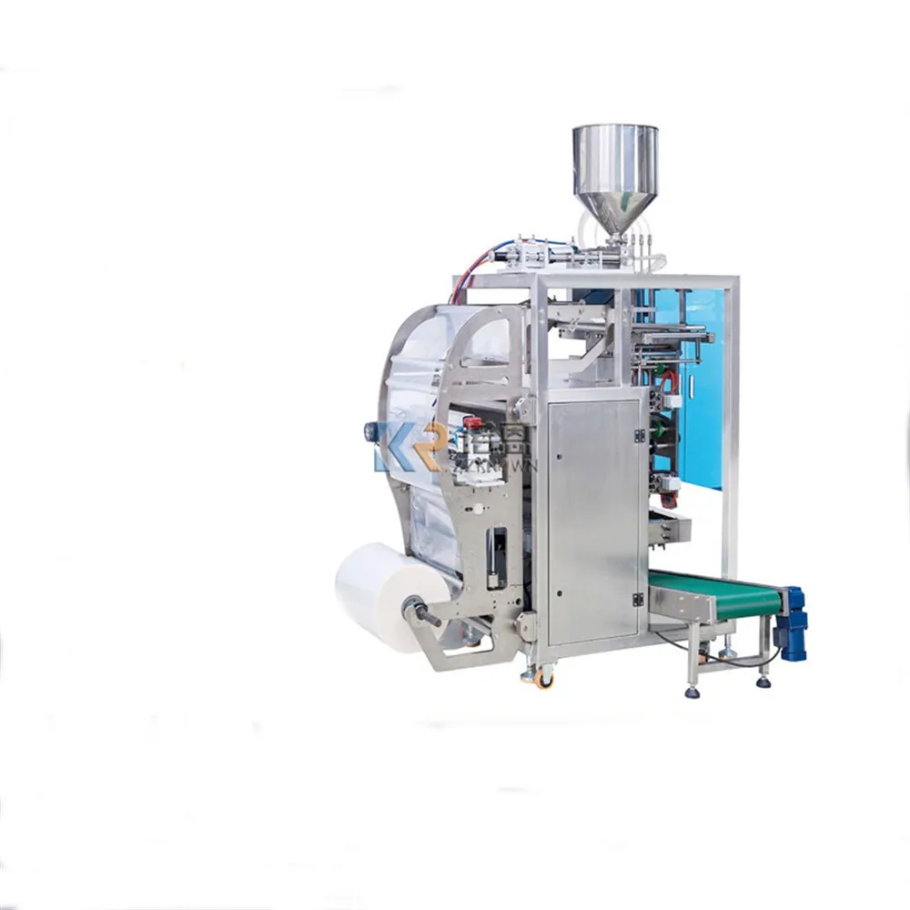Máquina de embalagem de suco multi-lane de alta qualidade, mel, ketchup, molho de salada, maionese, gelatina