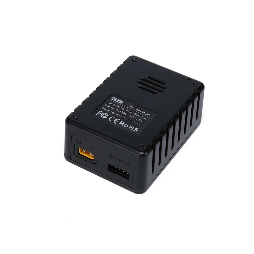 IFlight M4 AC 30W 2.5A อัจฉริยะแบตเตอรี่2-4S เต็มรูปแบบจอแสดงผล100-240V XT30สำหรับสำหรับแข่ง FPV Drone
