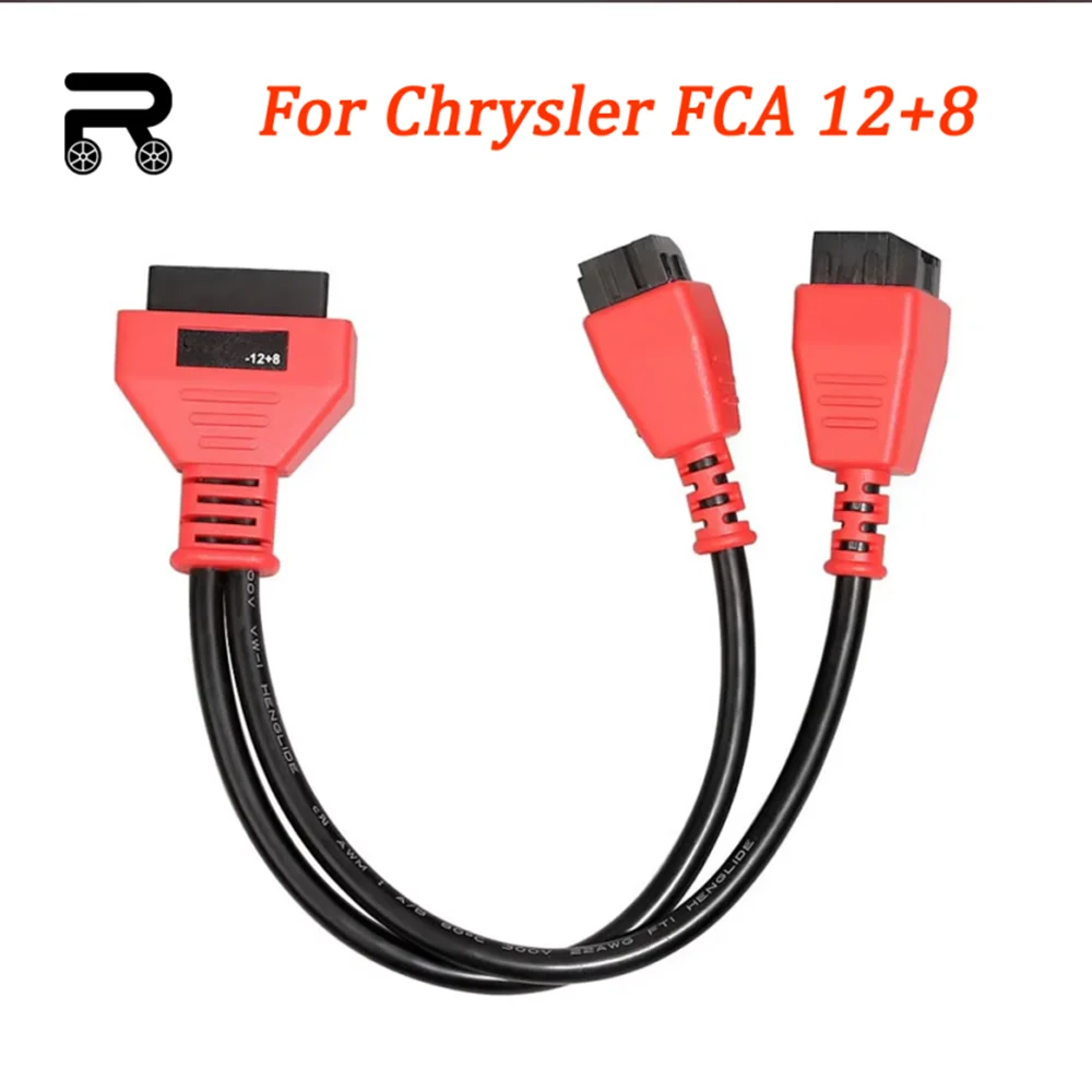 For Chrysler Programming Cable12 + 8 For Jeep For Dodge For Fiat Work on MaxiSys/IM608 /Launch X431V