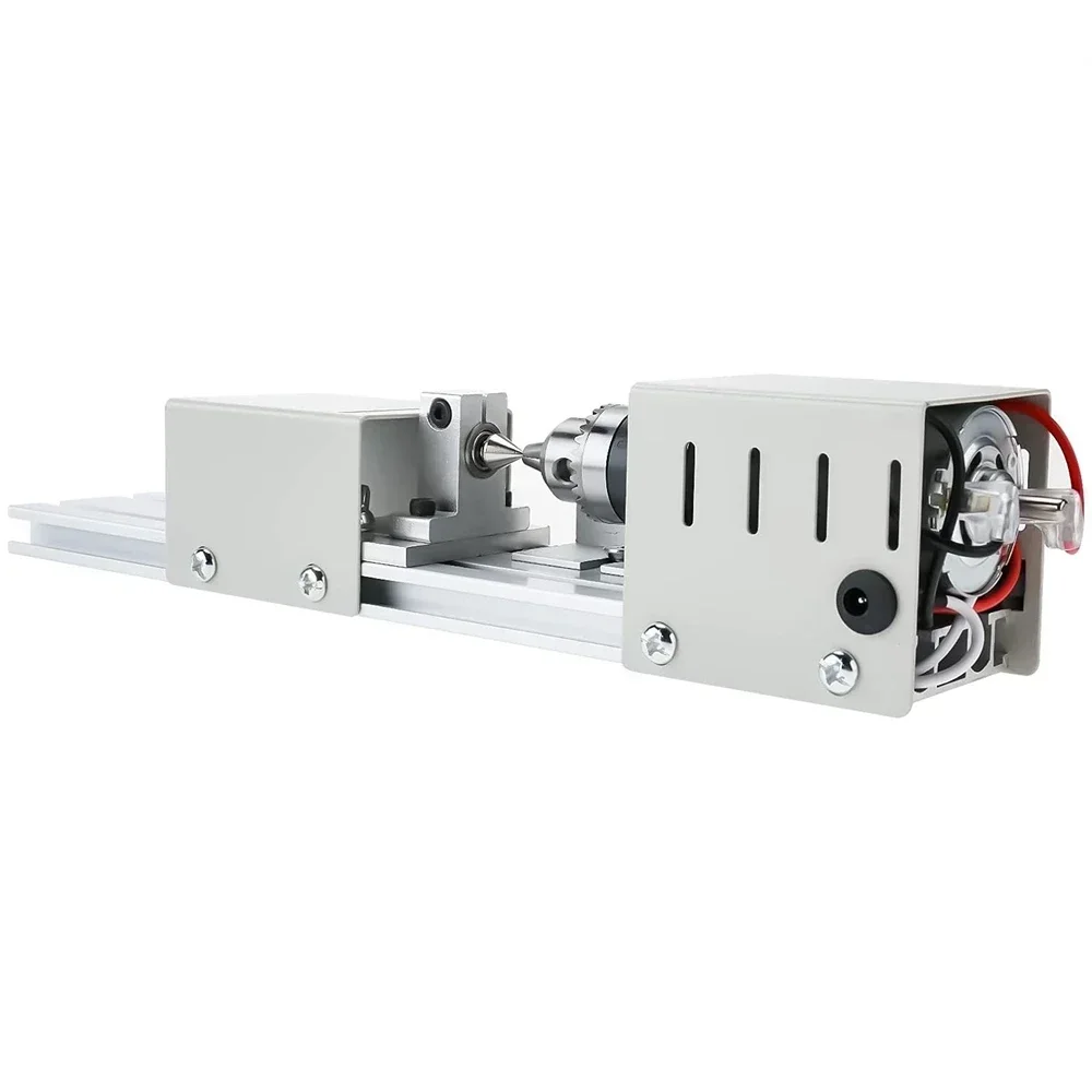 

L12-24V DIY Mini Wood Lathe Machine Rotary Tool Miniature Buddha Pearl Lathe Woodworking Buddha Pearl Grinding Polishing