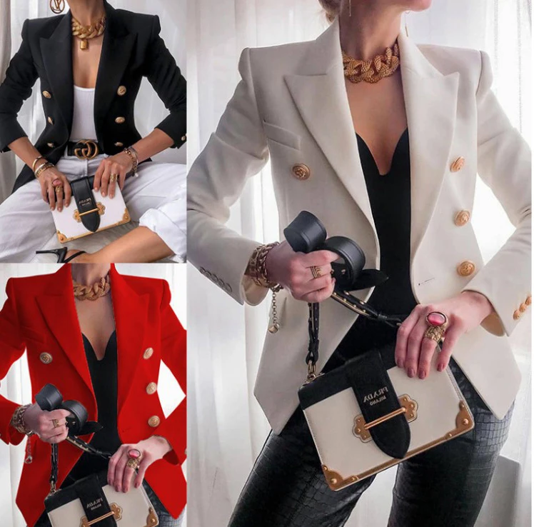 

Faionable Pure Color ort Suit Jaet Women's Casual Sle Autumn Winter New Arrival Commute Sle Tassel Trim Long Sve