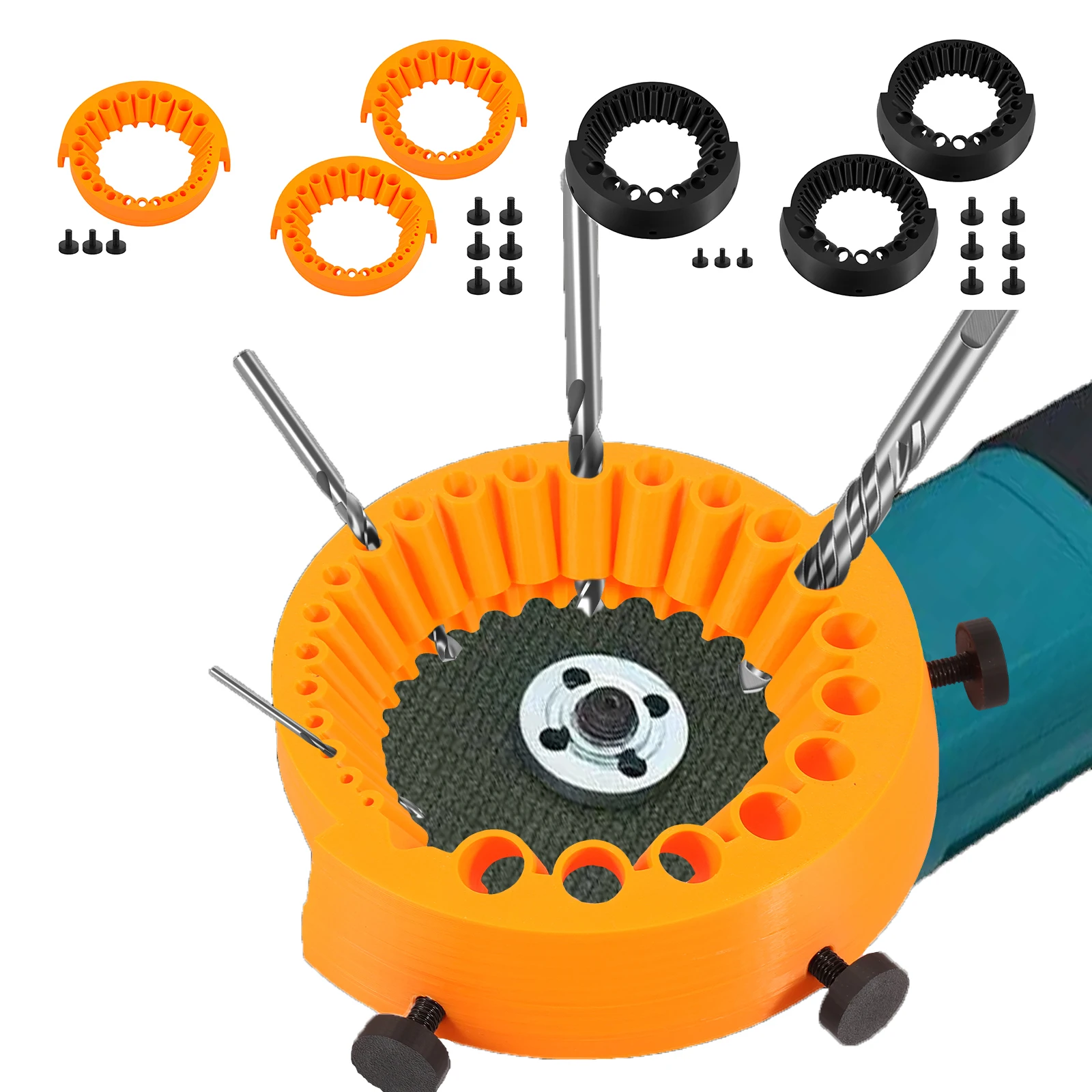 

Приспособление для заточки сверл, эффективные пластиковые насадки для угловой шлифовальной машины, многофункциональная точилка для шлифовальной машины для 13-дл, полировка