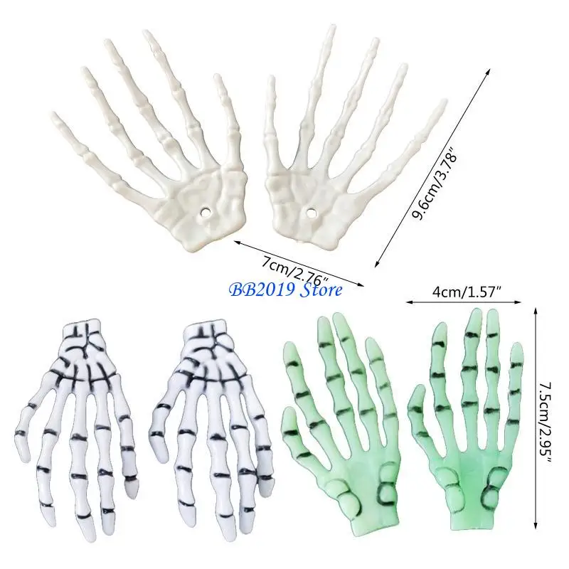 Q0KB Bộ xương Halloween Halloween Halloween Halloween Đạo cụ tiệc tùng chủ đề