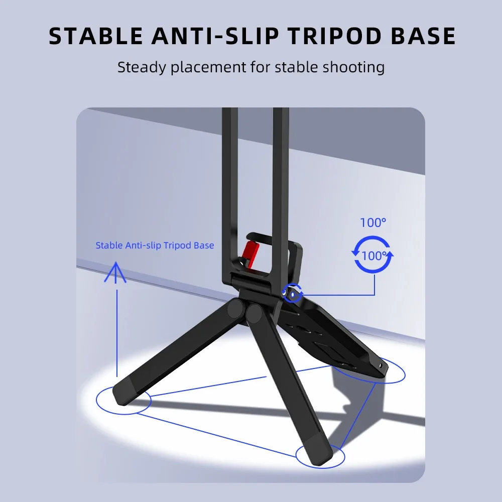 Flymile Magnetisches Metall-Stativ für Insta360 Ace Pro 2/X5 Faltbare Magnetische Halterung Fotografie-Griff für Video Vlgo – Detail 7