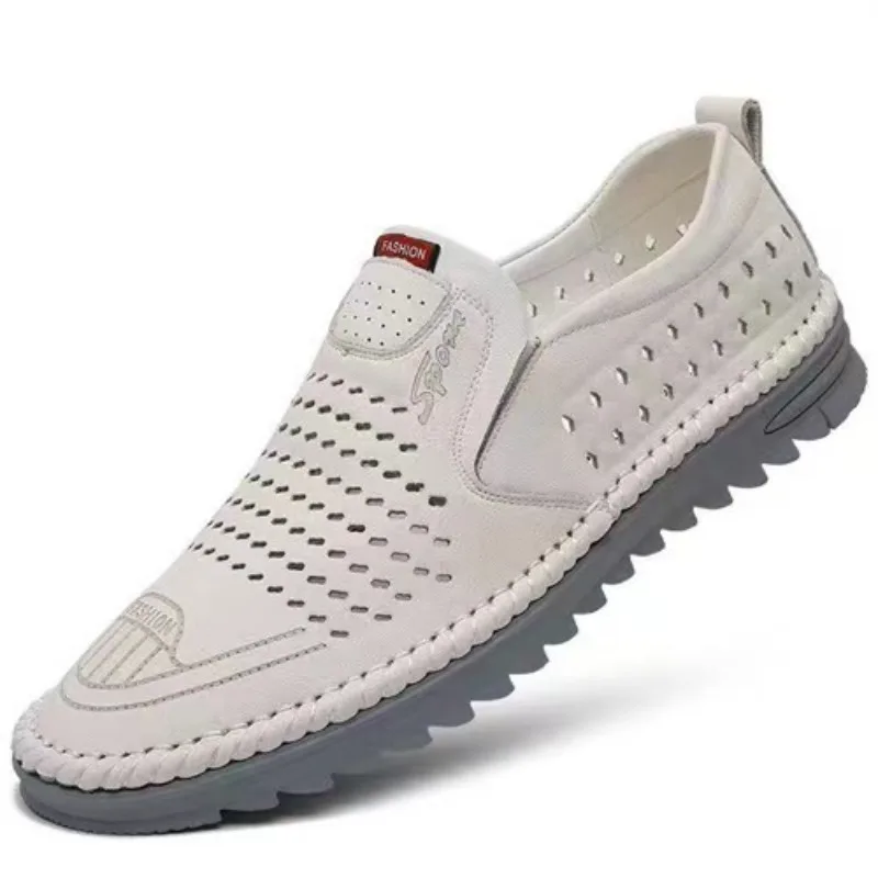 

Men Loafers Lightweight Men's Driving Shoes Brand Anti-Slip Comfortable Flat Shoes Designer Rubber Sole Breathable Shoes