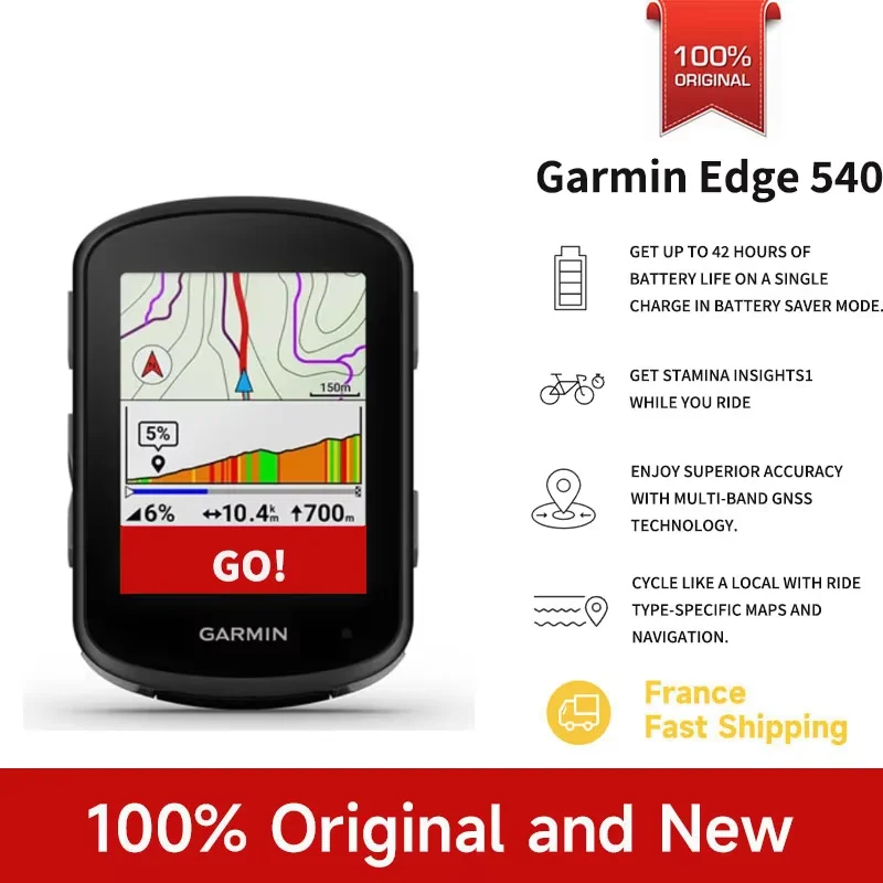 Garmin Edge 540 ordinateur de cyclisme carte extérieure Navigation montagne route vélo odomètre étanche cyclisme vacances cadeau