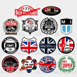 Criativo Car Body Decor Adesivos, Personalidade Padrão Emblema Decalque, MINI Cooper Countryman F54 F55 F56 F57 F60 R50 R52 R58 R60