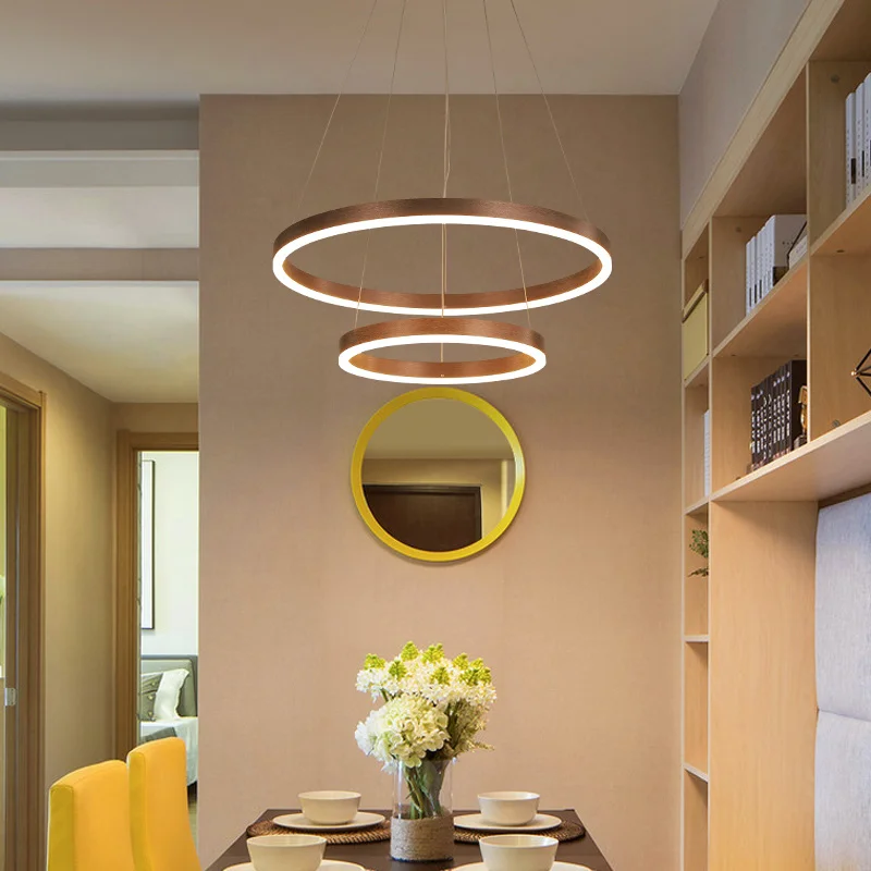 GSPLAN-Plafonnier LED au design moderne et luxueux, éclairage d'intérieur, luminaire décoratif de plafond, couleur or ou café, idéal pour un salon, une salle à manger ou une chambre à coucher