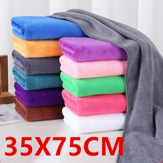 Fine fiber beauty salon towels barber shop towels bib towels absorbent soft thickened dry hair towels adult bathroom towels AliExpress