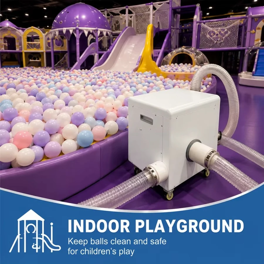 Indoor Playground 6cm 7cm 8cm Washing Machine Ocean Pit Ball Washing Cleaning Disinfection Pit Ball Washing Ball Machine